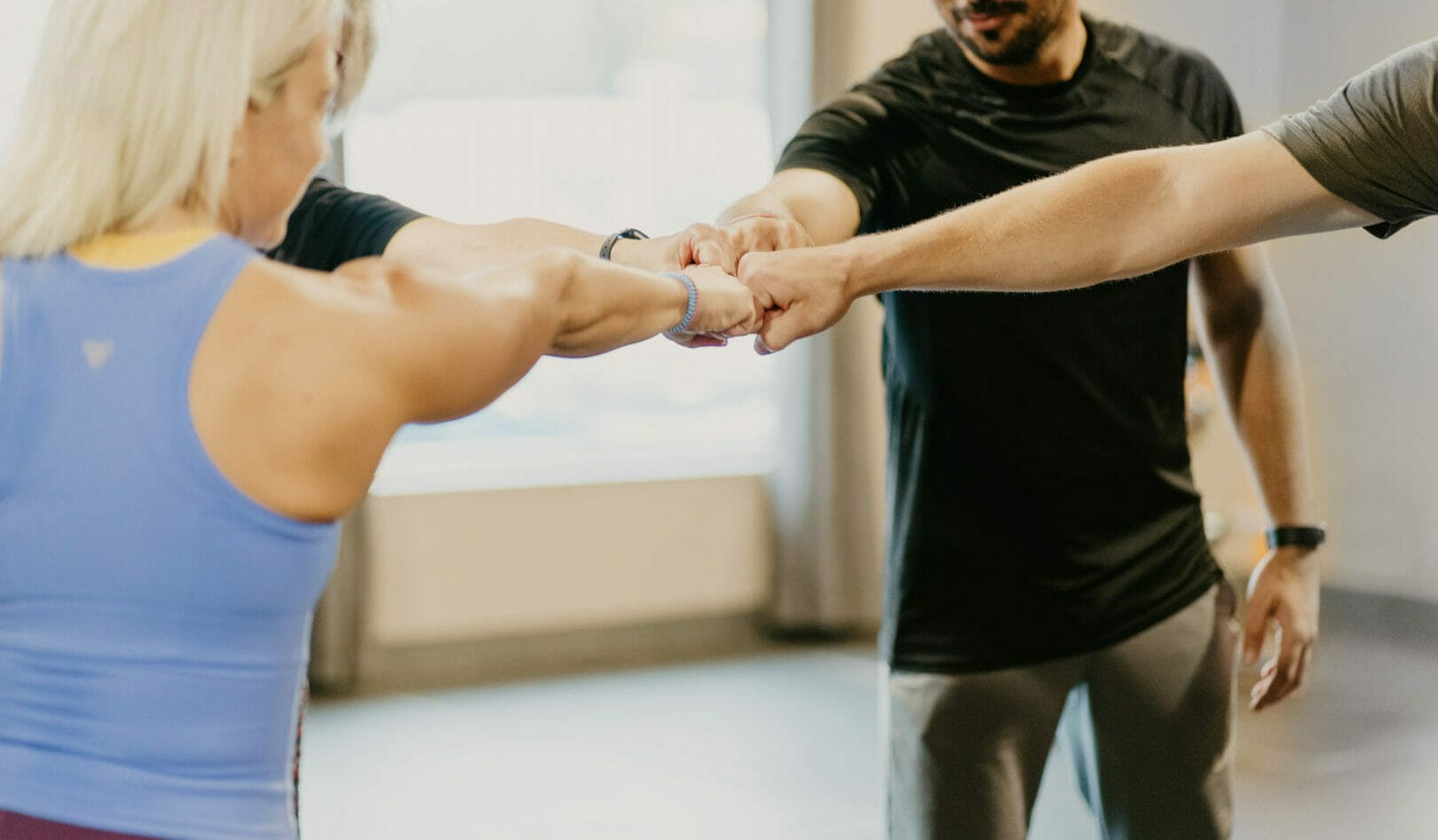 Finishing a workout at best gruppentraining in Heidelberg